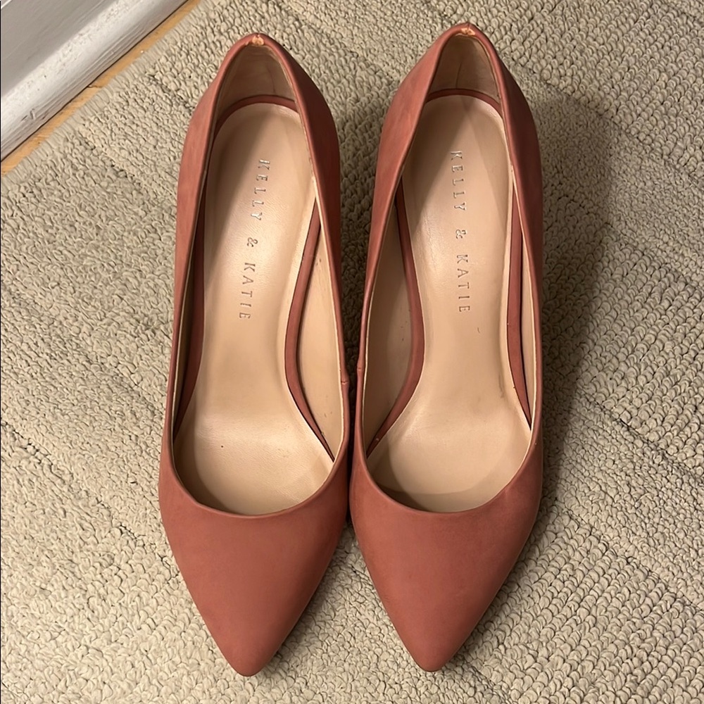Kelly & Katie Pink Heels Elegant Design